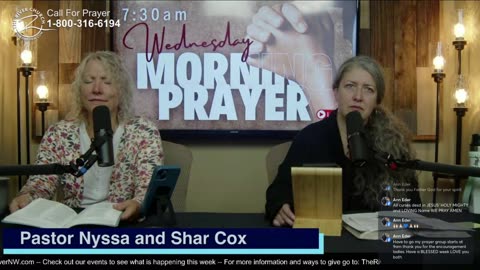 10-1-25 | Wednesday Morning Prayer | Pastor Nyssa Piesker and Shar Cox | The River Church Salem