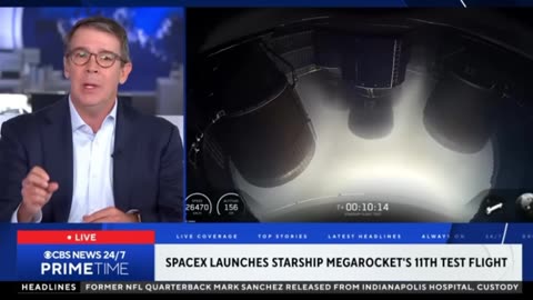 SpaceX launches Starship mega rocket's 11th test flight