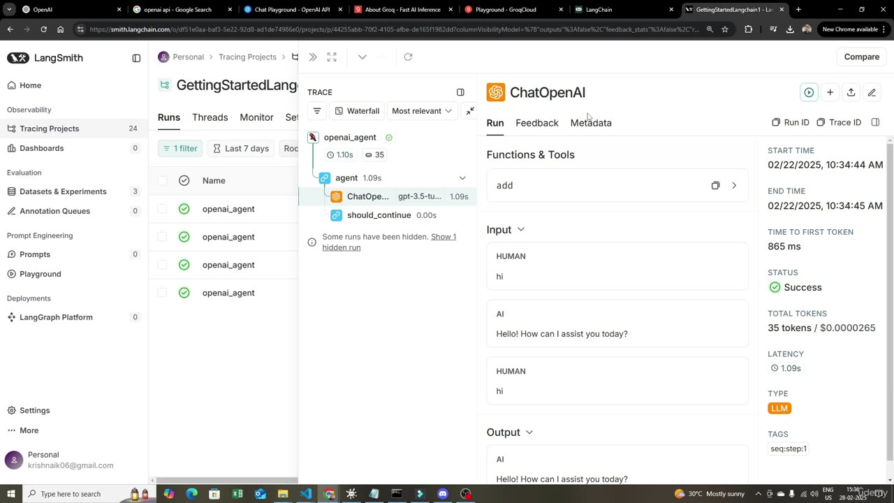 61KN - Setting Up LangSmith API Key