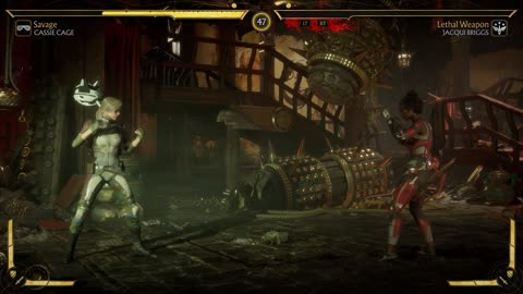 Mortal Kombat 11 Cassie CAGE vs Jacqui Briggs