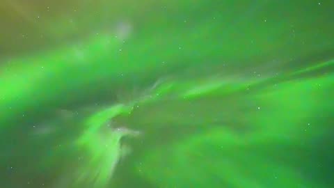 Bright Auroras Light Up Alaskan Snow