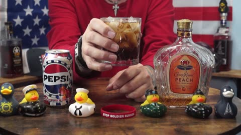 SGT Leonard McNeill - Crown Royal Peach Whiskey & Pepsi Wild Cherry & Cream Soda