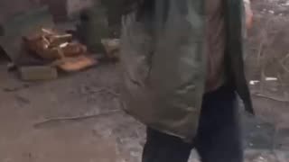 Russian Commander Abusing Mentally Unstable Conscript