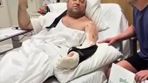 Ahmed Al Ahmad Shows His Bullet Wounds After Surgery. Bondi Shooting Hoax