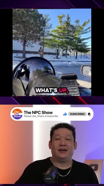 Guy Bullhorns A Group of Anti-ICE Protestors 🥤😃🍿