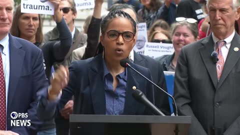 Democrat Senator Angela Alsobrooks is blaming REPUBLICANS for the government shutdown.