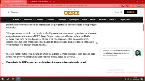 Vereadora cobra apuração de rompimento da USP com Israel.mp4