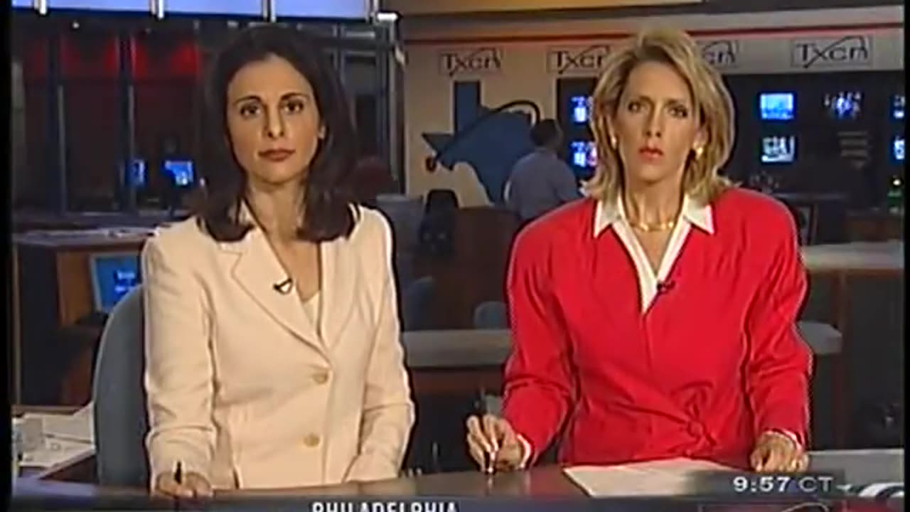 911 News Coverage - Texas Cable News TXCN September 11, 2001 1045am - 1100am