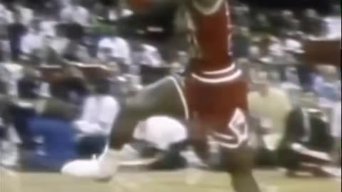 The jump that changed Basketball forever. Michael Jordan