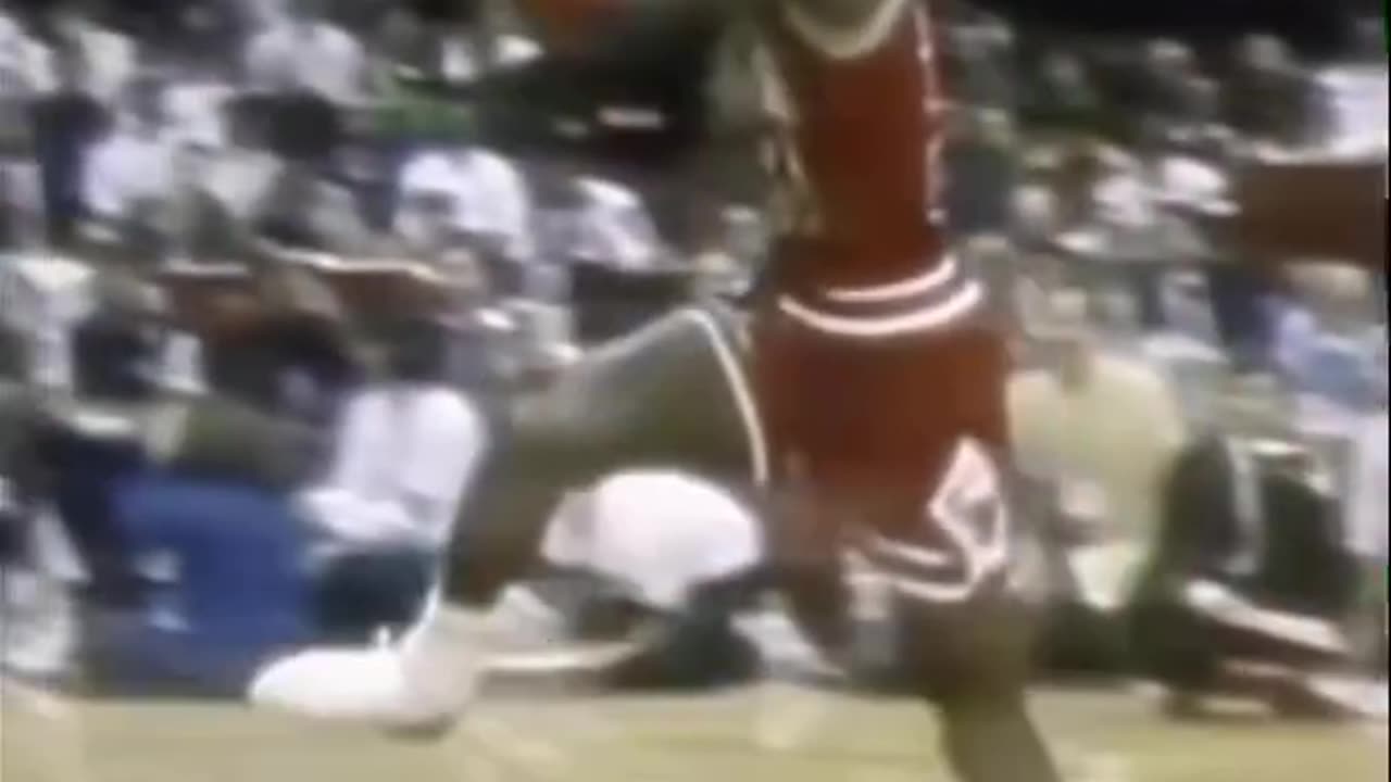 The jump that changed Basketball forever. Michael Jordan