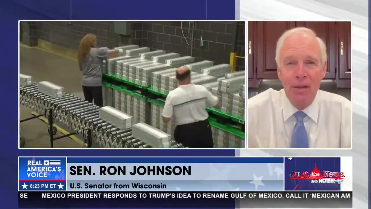 Sen. Ron Johnson proposes reducing baseline federal spending to pre-pandemic levels