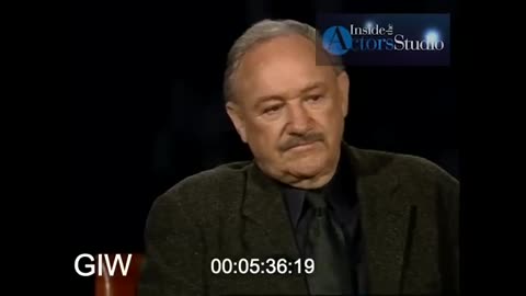 Gene Hackman Talks About His Father on "Inside the Actors Studio"