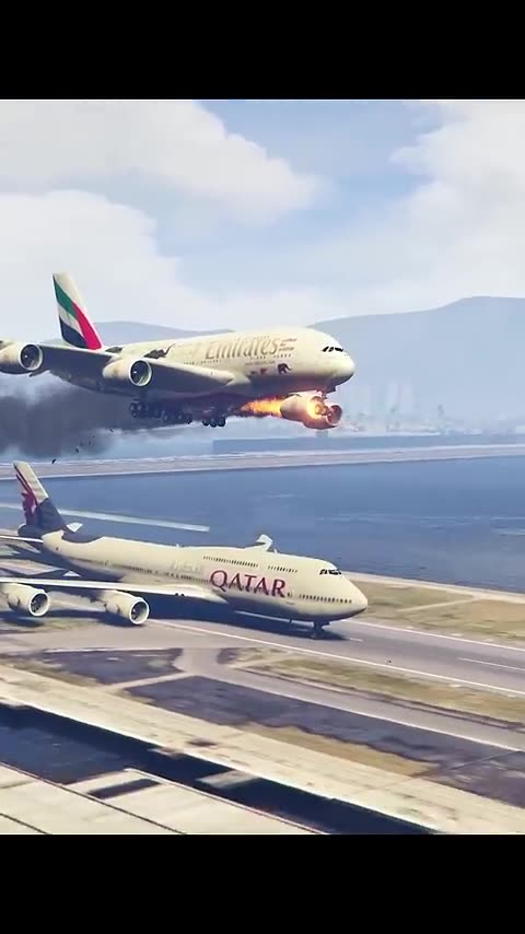 Terrible emergency landing 😲