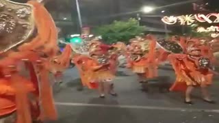 ¡Impresionante! Desfile de Escuelas de Samba por 18 de julio, Montevideo, Uruguay (24/01/2025)