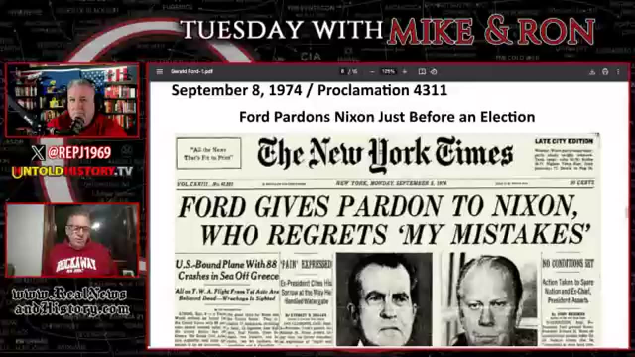 Mike King w/ Ron Partain: Globalist President Gerald R Ford! - 2/11/25