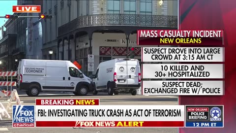 'ACT OF TERRORISM' FBI investigating New Orleans attack