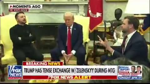 Epic smackdown by Pres Trump of Zelenskyy with an assist from VP Vance LOL