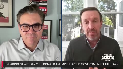 Democrat Senator Chris Murphy Tells Jim Acosta Ulterior Motive For Gov’t Shutdown