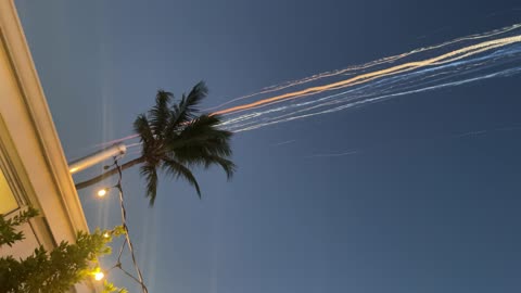 SpaceX Debris Clutters Sky In Flaming Showers