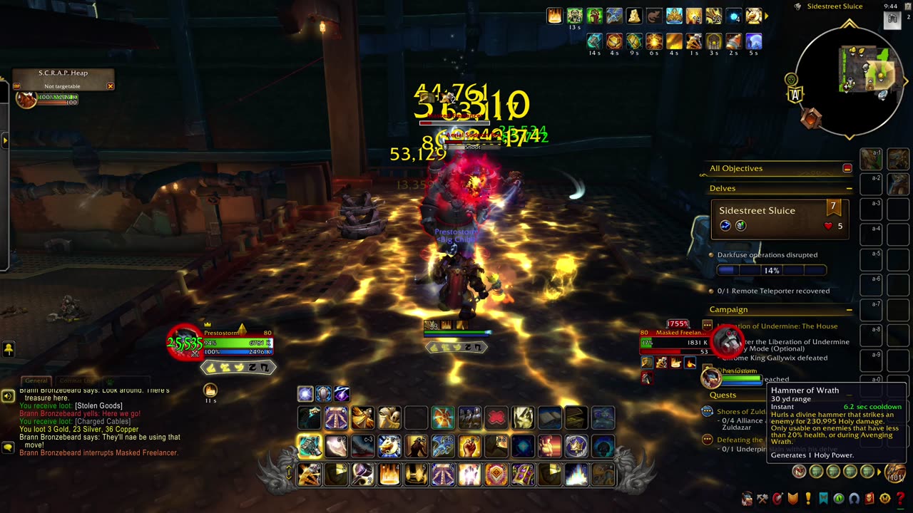 World of Warcraft Undermined Sidestreet Sluice Tier 7