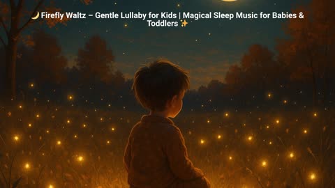 🌙 Firefly Waltz – Gentle Lullaby for Kids | Magical Sleep Music for Babies & Toddlers ✨