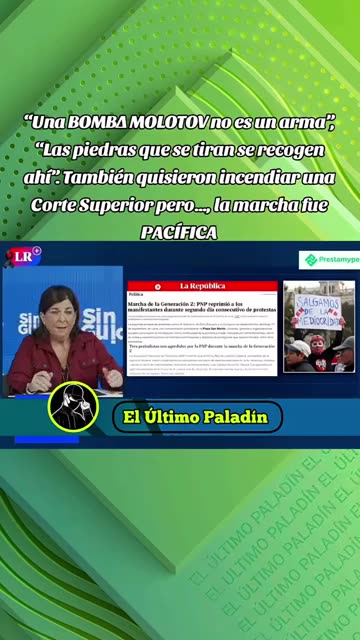 rosa pedorracios defendiendo el uso de molotovs de los terrucos