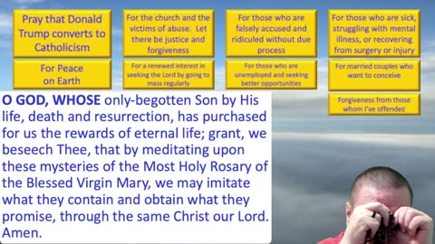 Mary's Daily Live Holy Rosary Prayer at 8:00 p.m. EDT 10/04/2025