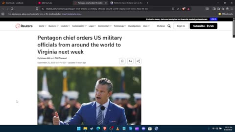 PENTAGON CHIEF ORDERS US MILITARY OFFICIAL FROM AROUND THE WORD/NATO AT WAR WITH RUSSIA #ww3