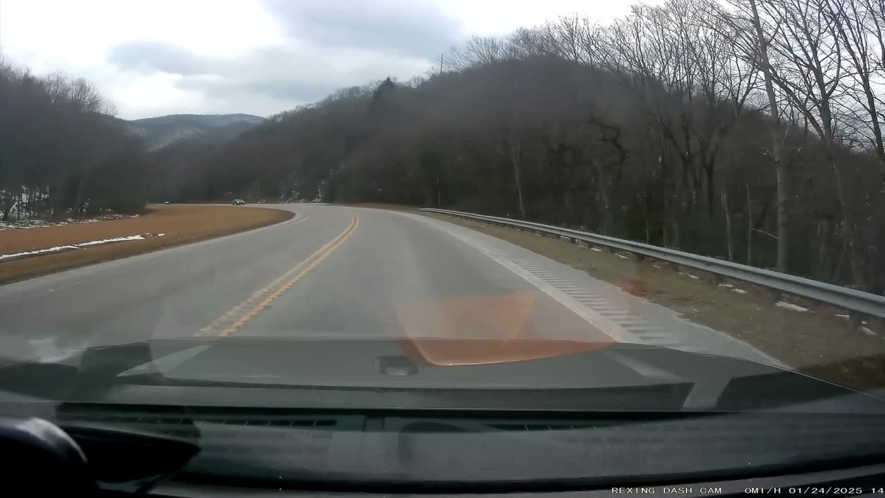 A drive through the Nantahala in January