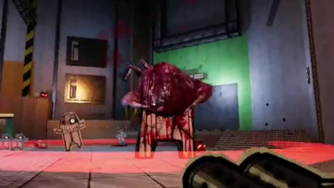 Boss Abomination! I'll finish him off with a shotgun! #gaming #horror #boss #shotgun #battle #funny
