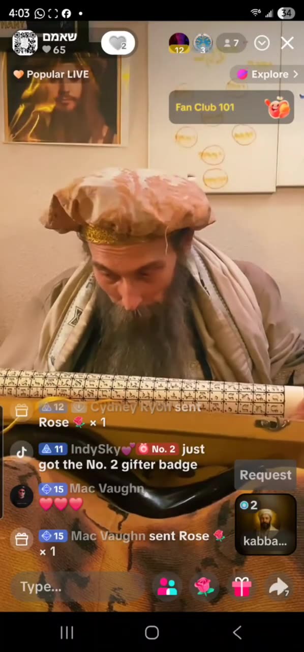 ROSH HASHANA 231 Gates R' ALEPH💗 TikTok LIVE (Part 2) 9/30/25