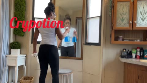 Crypotion sexy girl ready to shower b4ax