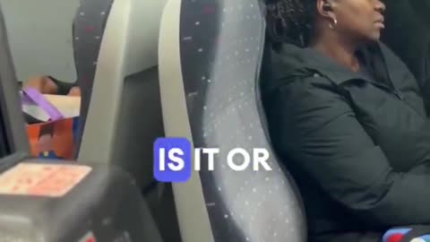 He wants to travel without a ticket and shouts racism when they tell him he has to buy a ticket.