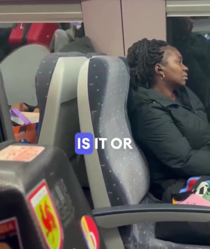 He wants to travel without a ticket and shouts racism when they tell him he has to buy a ticket.