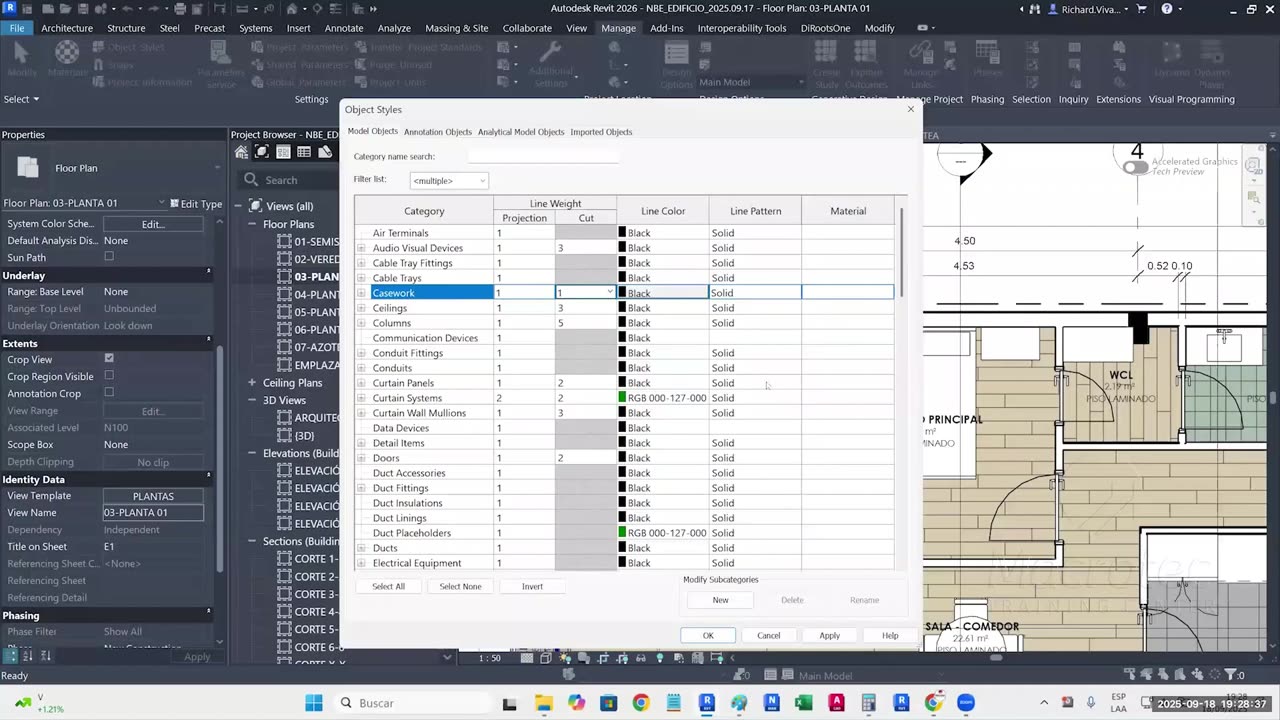 25 09 18 Clase 11 - REVIT ARCHITECTURE 2026