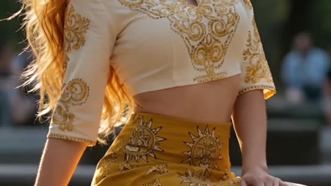 Bohemian Sun-Print Crop Top and Skirt Set #bohostyle #sunprintfashion #bohochic #summeroutfit