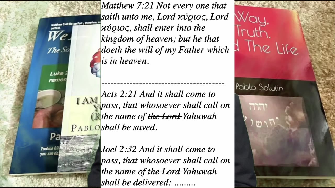 Bible Study 80: Contradicting Verses Matthew 7:21 and Acts 2:21.