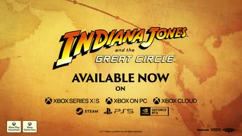 Indiana Jones and the Great Circle - Official 'One Year of Adventure' Trailer