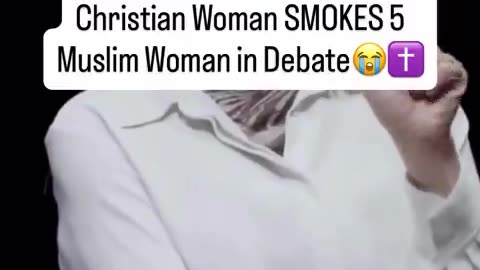 Christian Woman Smokes Five Muslim Women in Debate