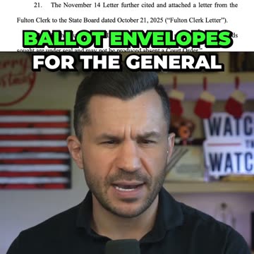 11,000 2020 Ballots SEALED Amid Fulton County Chaos