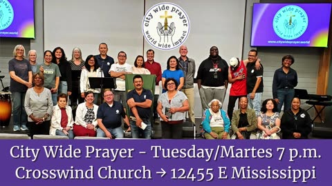 City Wide Prayer - Tuesday, Oct. 21 @ 7 p.m.