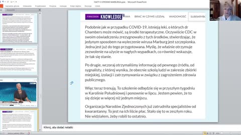 FAKTY O EPIDEMII MARBURGA I APOKALIPSIE ZOMBIE | Ewa Pawela