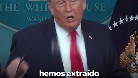 Trump: "Hemos sacado 50 millones de barriles de petróleo de Venezuela"
