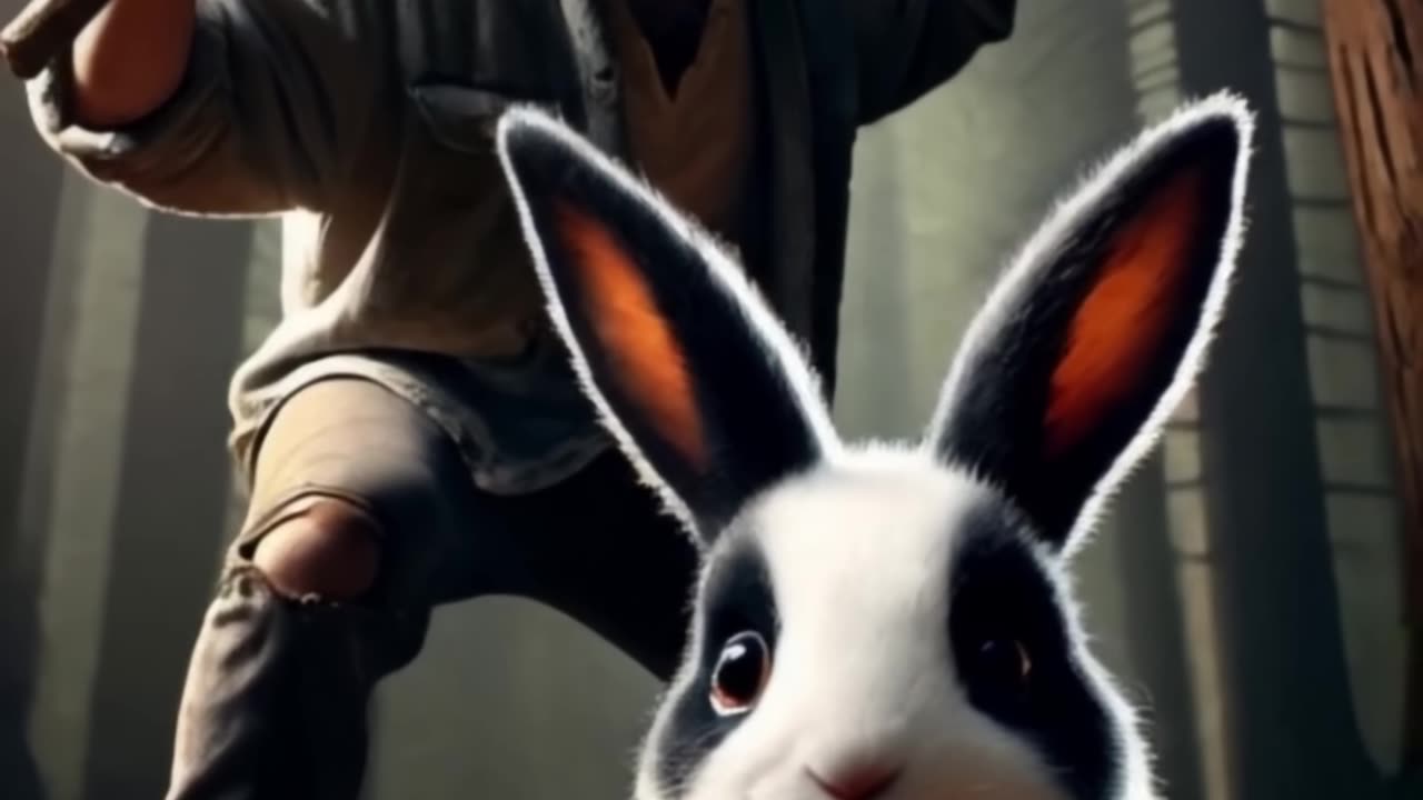 Let's cheer for the little rabbit 🐰 #RabbitRescue #CuteAnimals #AnimalRescue
