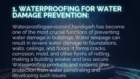 Water proofing services in Chandigarh mohali , panchkula & Zirakpur