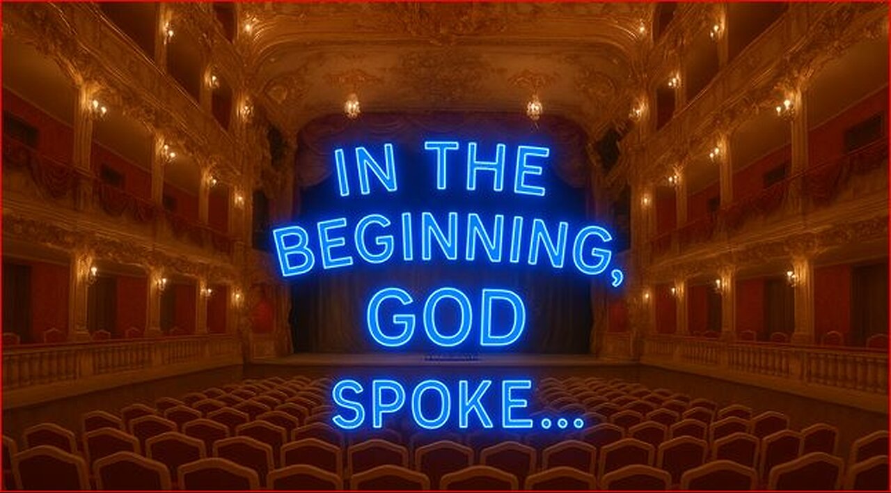 In The Beginning, GOD Spoke...