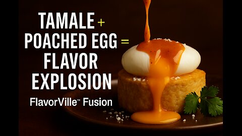 🌶 Tamale + Poached Egg = Flavor Explosion | FlavorVille™ Fusion