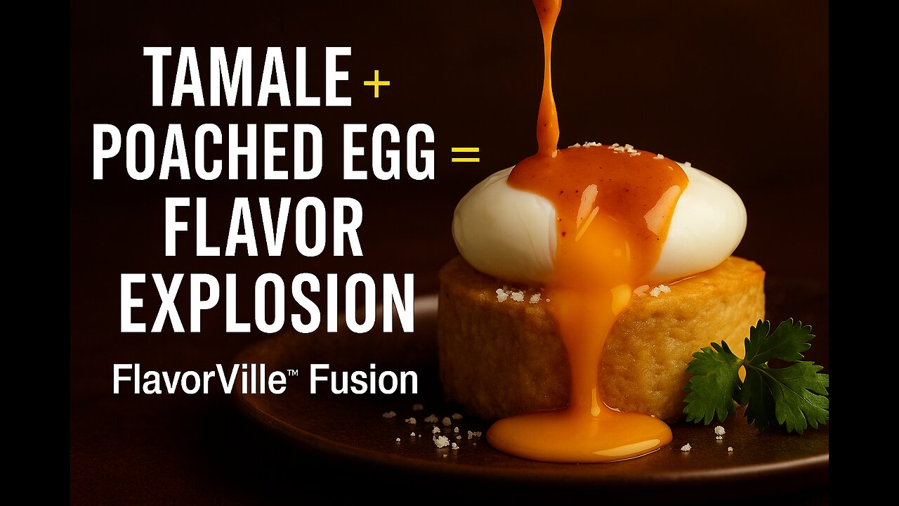 š¶ Tamale + Poached Egg = Flavor Explosion | FlavorVille⢠Fusion