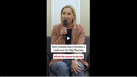 ➡️➕How Schools Have Become a Cash Cow for Big Pharma.💵⚠️