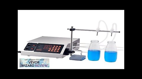 VEVOR Liquid Filling Machine 10-4000ml Filling Capacity Automatic Bottle Filler Machine Review